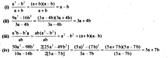 UP Board Solutions for Class 8 Maths Chapter 5 बीजीय व्यंजकों का भाग एवं गुणनखंड img-45